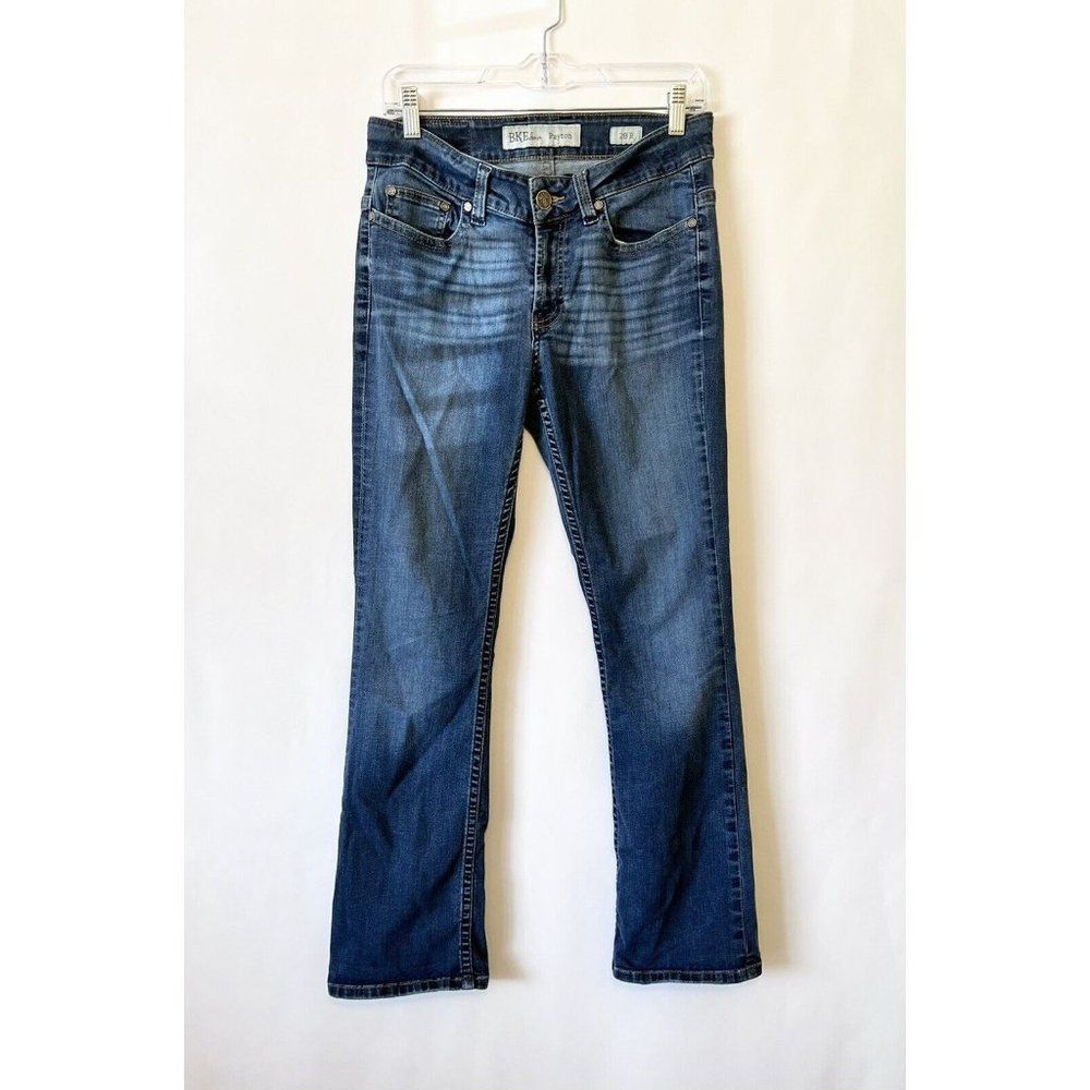 BKE Payton Jeans Size 28x30 Whiskered Mid Rise Bootcut